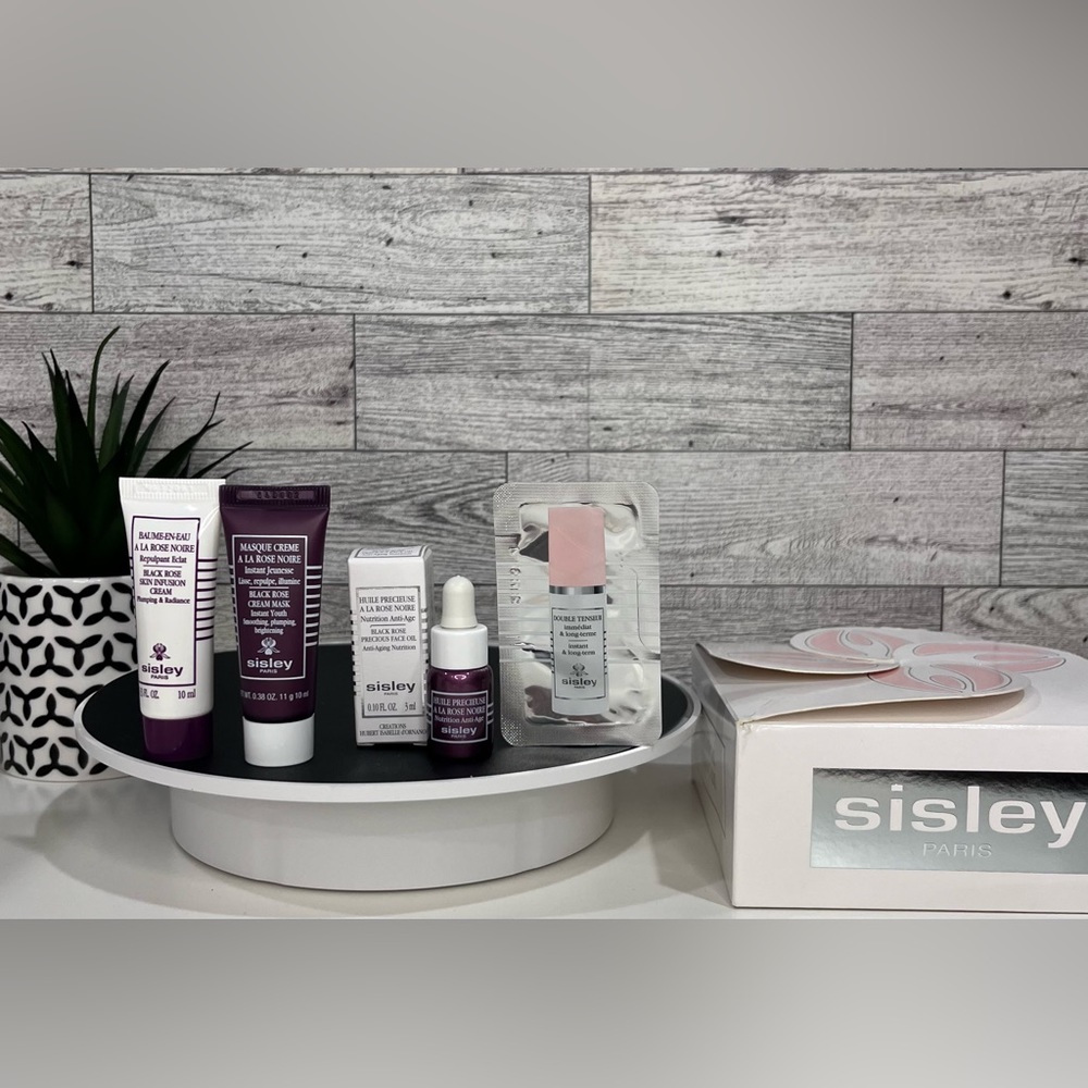 Last 1️⃣ Sisley-Paris Black Rose Set:Cream, Face Oil & Mask➕ sample & botanical - Picture 2 of 13